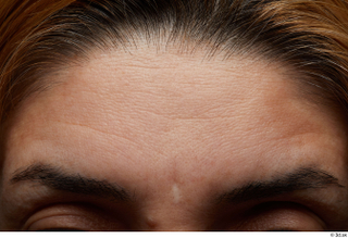  HD Face skin references Rafeeqa Dia eyebrow forehead skin pores skin texture wrinkles 0002.jpg